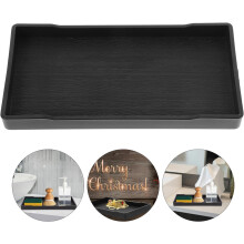 Rechteckige Waschtischablage aus Melamin, modernes, elegantes Design, einfach zu bedienen