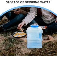 10-Liter-Camping-Wasserkanister mit großem Fassungsvermögen und Deckel, wiederverwendbarer Flüssigkeitsbehälter