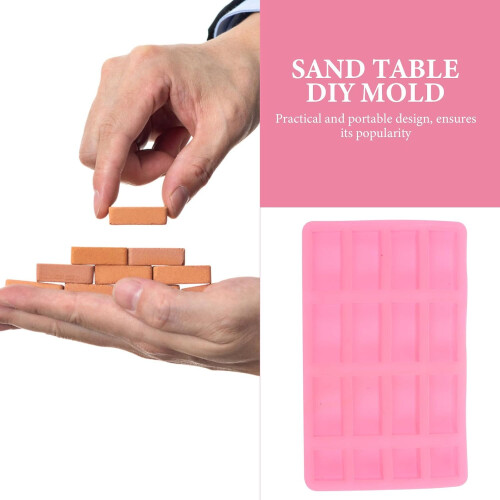 Miniature Brick Mold DIY Bricks Making Tool for Micro Landscape and Sand Table Scene Scenery 2