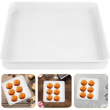 Fyrkantig kakform i kolstål, nonstick-yta, snabb rengöring, unik snöflingedesign, nyckfull festlig stil för hemmabagare
