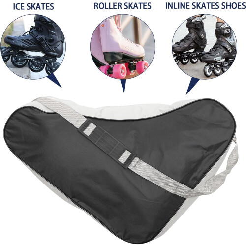 Τσάντα χειρός για πατίνια Triangle Roller Skate, μαύρη, φορητή τσάντα μεταφοράς πατινιών 2