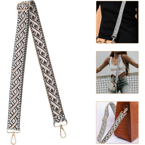 Correa de hombro extra ancha y ajustable para bolsos de mano.