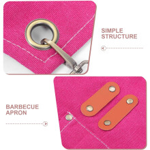 Küchenschürze aus Canvas mit mehreren Taschen für Damen, strapazierfähig, wasserabweisend, zum Kochen und Grillen