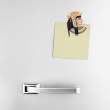 Kühlschrankmagnet aus Kunstharz mit ägyptischer Königin, stilvolle und robuste Dekoration im ägyptischen Stil