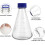 Flasco Erlenmeyer e fácil de observar líquido interno 1000ml garrafa cônica do grau do laboratório do vidro 7