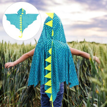 Kostým s kapucňou dinosaura, Halloween, festivalový plášť, párty, prezliekanie, vonkajší plášť s dinosaurom