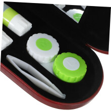 Custodia portatile multipla per occhiali, comoda scatola da viaggio per occhiali con scomparto rigido.