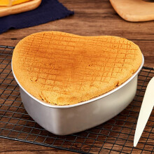Herzförmige Kuchenform, Backplatte für die Küche, 24 cm (9,5 Zoll), herausnehmbarer Boden, antihaftbeschichtet, Aluminium