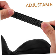 Lightweight Travel Sleep Mask for Teens and Adults, Black Imitated Silk Eye Mask for Sleeping