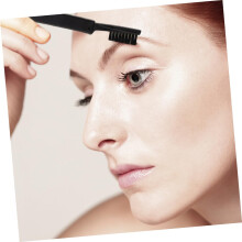 Peine plegable para cejas y pestañas, brocha de maquillaje de viaje, fácil de limpiar para mujeres.