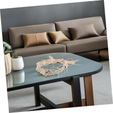 Boho-Taillengürtel mit verstellbarem Knoten, gewebtem Taillenband und Steinverzierung