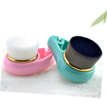 Facial Brush Fiber Manual Cleansing Brush Green Deep Pore Gentle Exfoliating and Exfoliate Routine