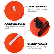 Meeresangeln Tauchbrett Schleppangelzubehör 150 mm Orange-Weißes Planerbrett Köderangelwerkzeug für Boote