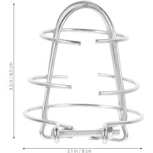 Couvercle métallique argenté de protection pour tête de sprinkler, destiné aux systèmes montés sur cloisons sèches.