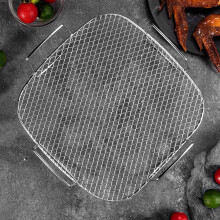 Stojan na fritézu, príslušenstvo do fritézy, nehrdzavejúca oceľ, ľahko sa čistí, sušiace mäso, strieborná kuchyňa