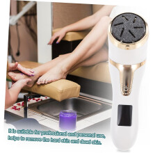 Máquina de pedicure de arquivo de pé portátil Calus Remover Escrubber elétrico do pé