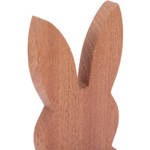 Coelho Bookend 2 pacote prateleira de ferro de madeira Bookends de madeira adorável armazenamento de design em forma de coelho