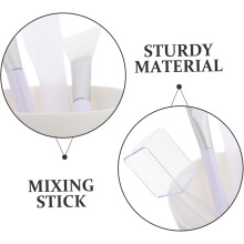 Ensemble de bols en silicone pour masques faciaux, bâtonnet mélangeur, outil applicateur, kit de beauté pour spa et usage domestique