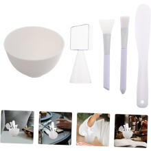 Facial Mask Stir Stick Silicone Bowl Set Face Mask Applicator Tool Beauty Supply Kit for Spa Home Use