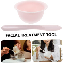 Set di ciotole in silicone per miscelare maschere viso, strumento di bellezza per moxibustione, kit di ciotole per miscelare