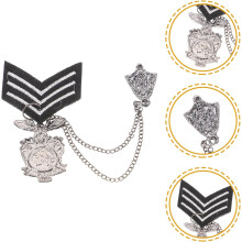 Vintage homens broche lapel Pin Retro distintivo estética gravata Pin para homens terno roupas jóias acessório