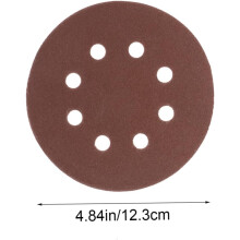 40pcs 5 Inch 125mm Hook and Loop Sanding Discs Set 8 Holes