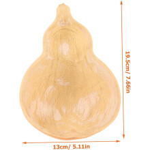 Mestolo cinese in zucca per bagno e cucina, con paletta in zucca naturale e manico comodo.