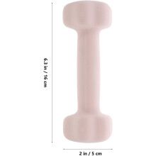 1 kg Hantel mit rosa Katzenpfoten-Beschichtung für Frauen, leichtes Handgewicht für Heimfitness