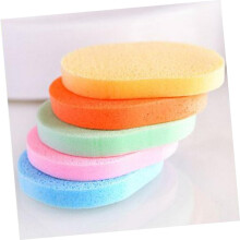 50 stuks bamboe houtskool gezichtsreinigingssponsjes voor exfoliatie, natuurlijke huidverzorgingssponsjes voor je dagelijkse gezichtsreiniging.
