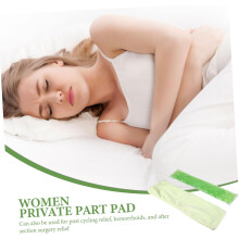 Compresa rece reutilizabilă din PVC verde pentru alăptare postpartum cu husă moale de scame, ameliorează durerea