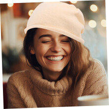 Vielseitige Herbstmütze, stylische Wollmütze für Damen und Herren, warme und bequeme Strickmütze