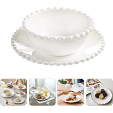Keramik-Dessertschale, Küchenschüssel, Dessertteller mit starkem Dekorationseffekt, schönes und praktisches Design