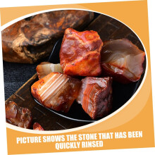 Blocs d'agate irréguliers faits à la main, pierres d'agate rouge naturelle de 3 à 5 cm, en vrac de 500 g.