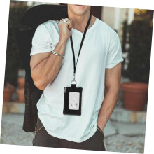 Lanyard-Geldbörse mit Kartenhalter für Damen, schlankes Design, Münzfachfunktion für den täglichen Gebrauch, hält Kreditkarten sicher