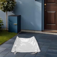 Housse de protection extérieure pour climatiseur, résistante aux intempéries, avec protection contre la pluie et le soleil.