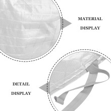 Funda protectora para aire acondicionado exterior, resistente a la intemperie, con protección contra la lluvia y el sol.