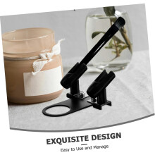 Dubbele houder voor spuitpennen voor make-up airbrushes. Stabiele, stijlvolle houder voor kwasten. Handig ontwerp met dubbele capaciteit.