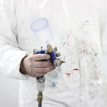 75 ml Airbrush-Farbbecher, korrosionsbeständig, abnehmbar, mit großem Anschluss