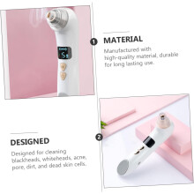 Visual Blackhead Pore Cleaner elétrico aquecido Blackhead Suction Device White Skin Care Instrumento