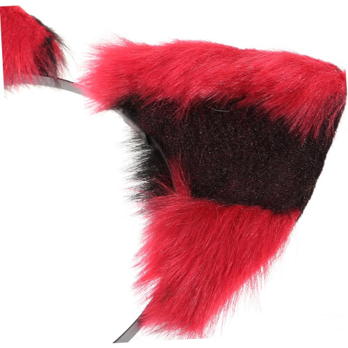 1 Ensemble queue de renard, oreilles de loup, queue de thérian, bandeaux pour filles, oreilles de chat, queue rayée 1