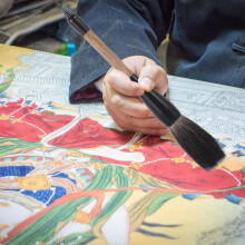 Robuster, großer chinesischer Kalligrafiepinsel zum Malen und Zeichnen, geeignet aus Bärenhaar