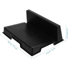 Antistatische Leiterplattenablage, 25 Steckplätze, L-förmiges Leiterplatten-Lagergestell, antistatischer Halter