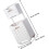 Rolling Laundry Hamper Folding Laundry Basket Double Layer Plastic com freio grande capacidade 2