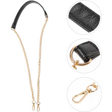 Ersatz-Schulterriemen aus Metallkette für Umhängetaschen, passend für Damenhandtaschen aus Leder
