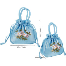 Bestickte Handtasche für Damen, chinesische Stickerei, Aufbewahrungstasche mit kulturellem Muster, stilvolle Handtasche