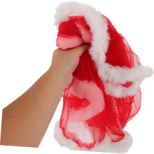 Dubbele tule sluier met pluche rand voor bruiloften, feestjes en vakantiefoto's, bruidshaaraccessoire voor bruiden