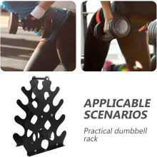 Estante de armazenamento de halter pesado para equipamento de ginásio doméstico Estante de peso vertical Estante de halter