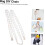 Crystal Double Row Shoulder Straps Beaded Bag Chain Strap Replacement Supply 1