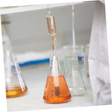 Hidrómetro de alcohol para vino y licores, 0.980-1.050, probador de alcohol de vidrio, herramienta de medición precisa