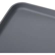 Vaschetta raccogligocce in silicone per lavastoviglie, 60x60 cm, grigia, impermeabile, anti-perdita.